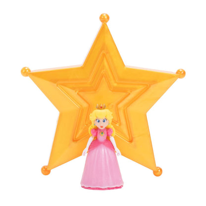 Mini Figura 4 Cm Nintendo Pelicula - Princesa Peach