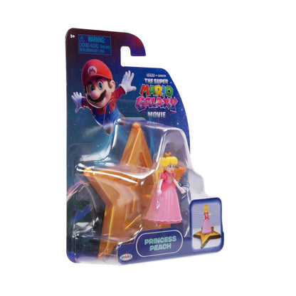 Mini Figura 4 Cm Nintendo Pelicula - Princesa Peach