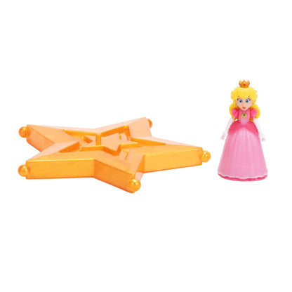 Mini Figura 4 Cm Nintendo Pelicula - Princesa Peach