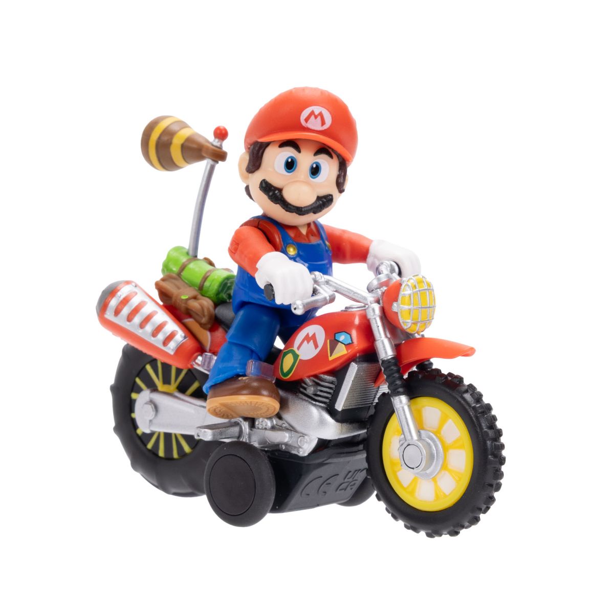 Moto Con Figura 6 Cm Nintendo Pelicula - Mario