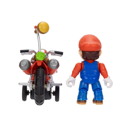 Moto Con Figura 6 Cm Nintendo Pelicula - Mario