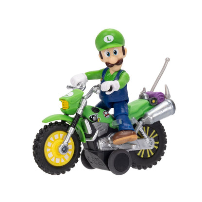 Moto Con Figura 6 Cm Nintendo Pelicula - Luigi