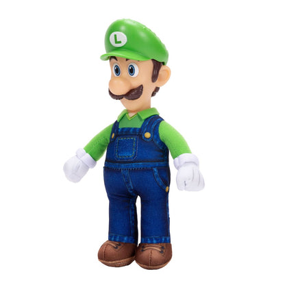 Peluche Con Cabeza Plastica 23 Cm Nintendo Pelicula - Luigi