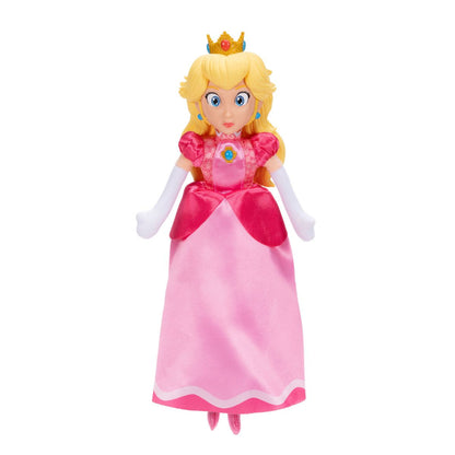 Peluche Con Cabeza Plastica 23 Cm Nintendo Pelicula - Princesa Peach