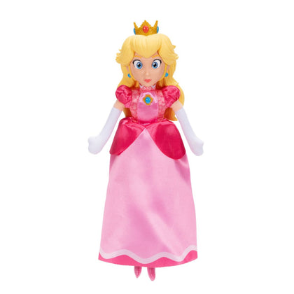 Peluche Con Cabeza Plastica 23 Cm Nintendo Pelicula - Princesa Peach