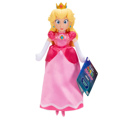 Peluche Con Cabeza Plastica 23 Cm Nintendo Pelicula - Princesa Peach