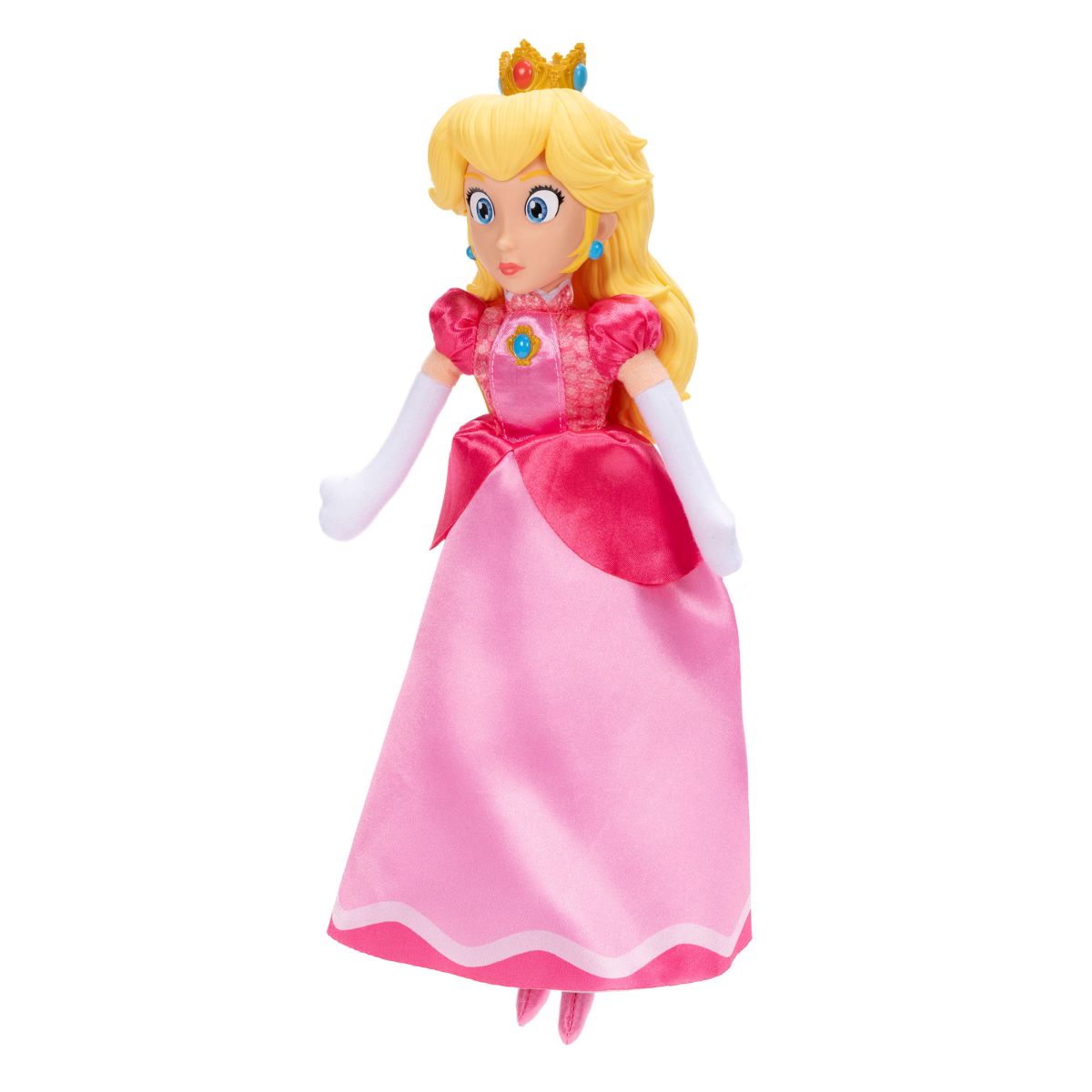 Peluche Con Cabeza Plastica 23 Cm Nintendo Pelicula - Princesa Peach