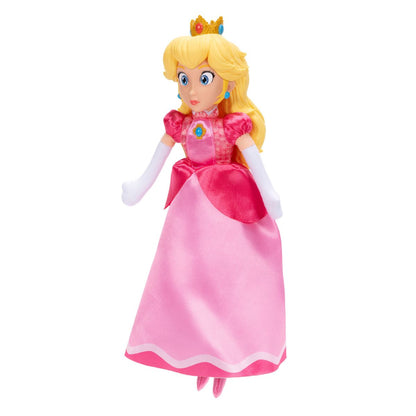 Peluche Con Cabeza Plastica 23 Cm Nintendo Pelicula - Princesa Peach