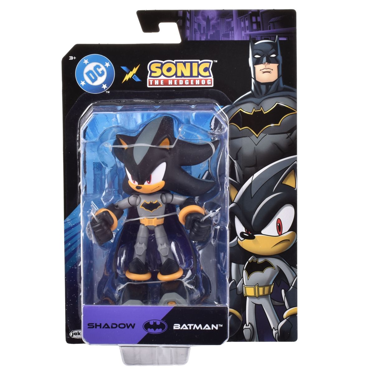 Figura Sonic 13 Cms - Sonic Dc Comics - Shadow Batman
