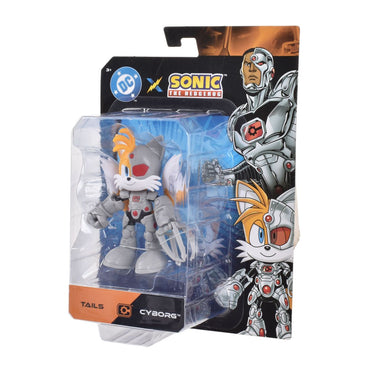 Figura Sonic 13 Cms - Sonic Dc Comics - Tails Cyborg