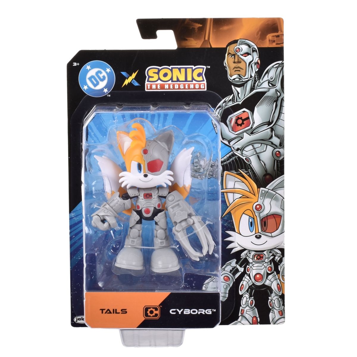 Figura Sonic 13 Cms - Sonic Dc Comics - Tails Cyborg
