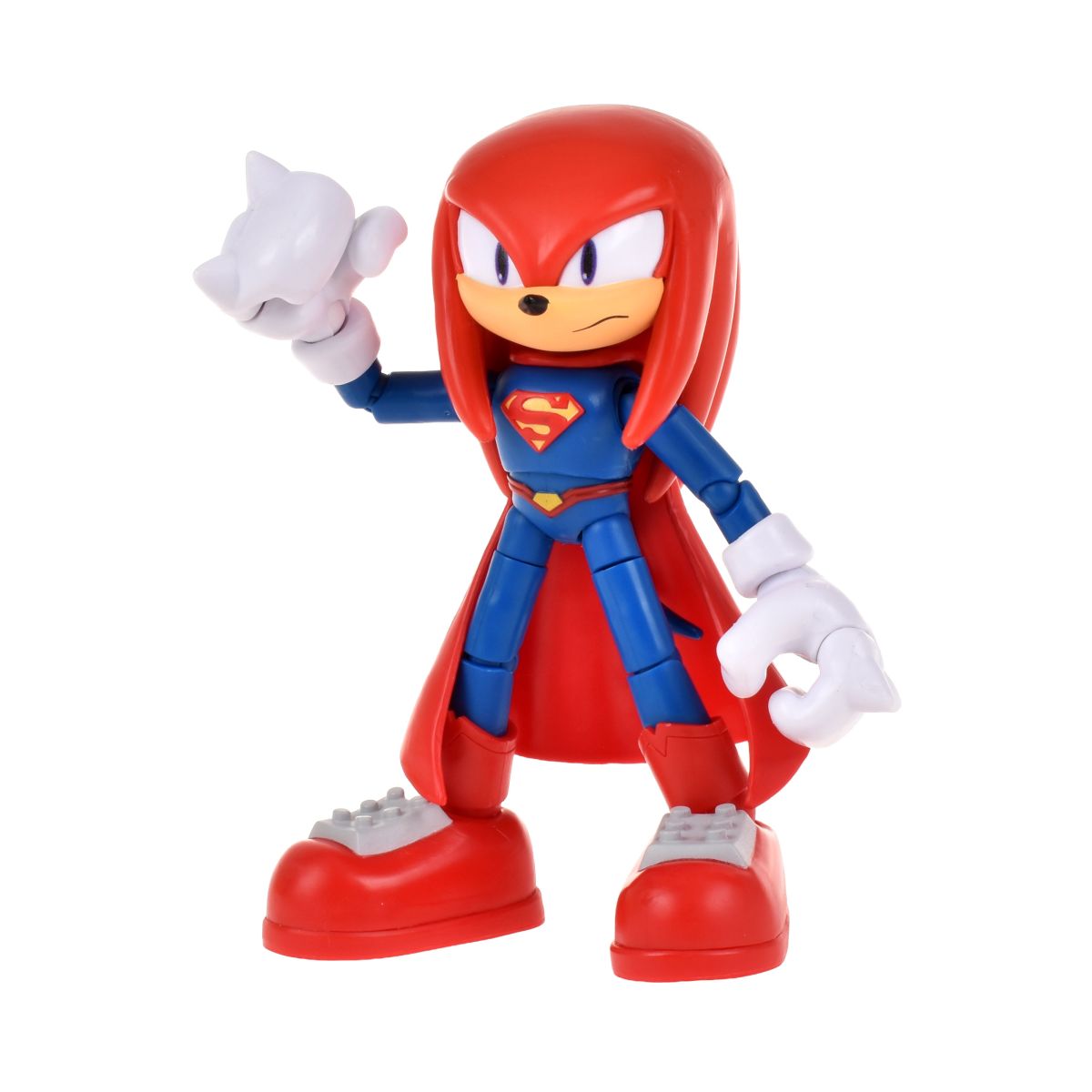 Figura Sonic 13 Cms - Sonic Dc Comics - Knuckles Superman