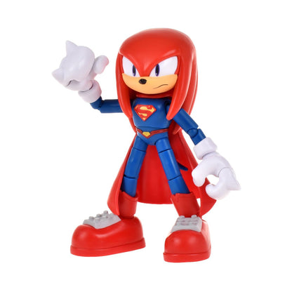 Figura Sonic 13 Cms - Sonic Dc Comics - Knuckles Superman