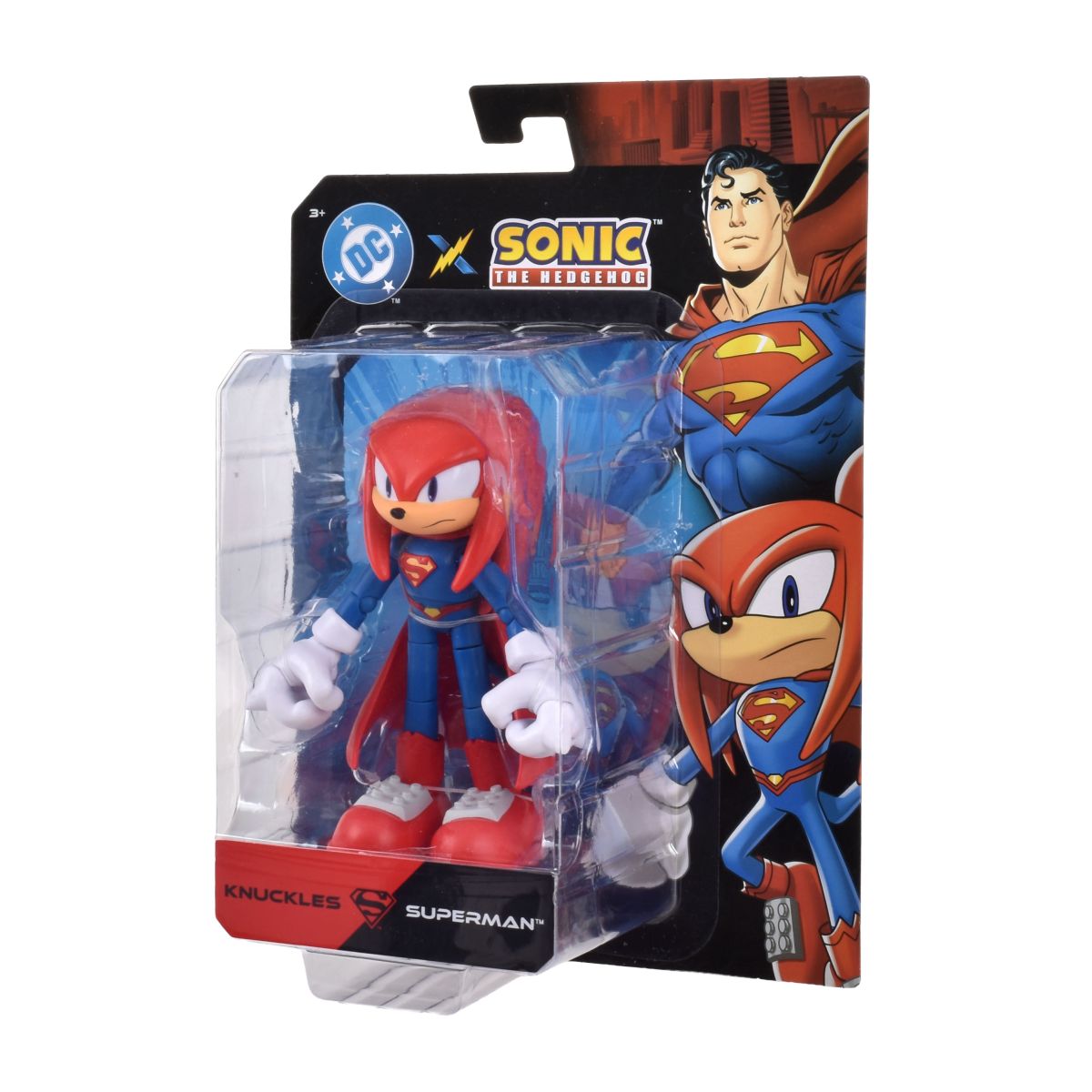 Figura Sonic 13 Cms - Sonic Dc Comics - Knuckles Superman