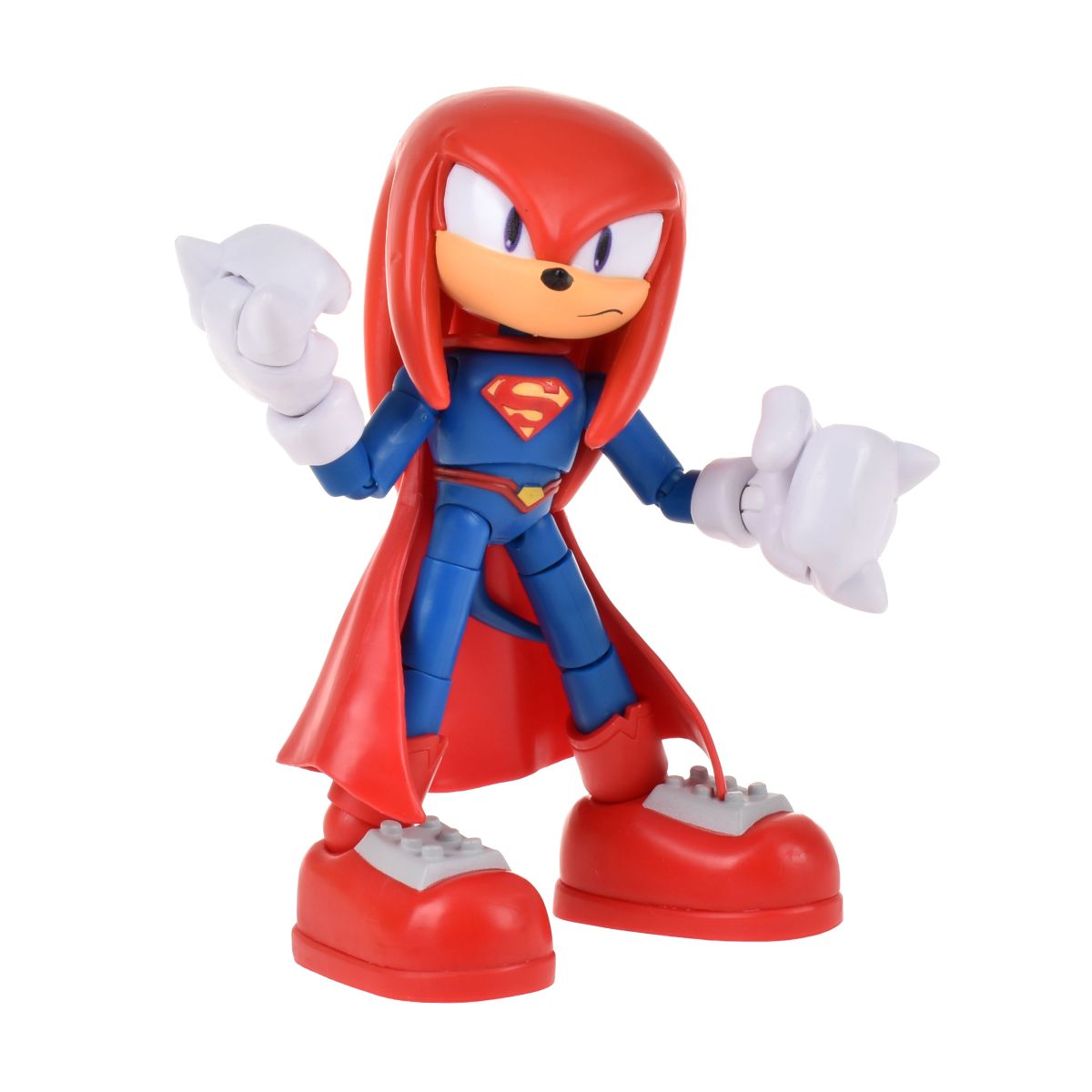 Figura Sonic 13 Cms - Sonic Dc Comics - Knuckles Superman