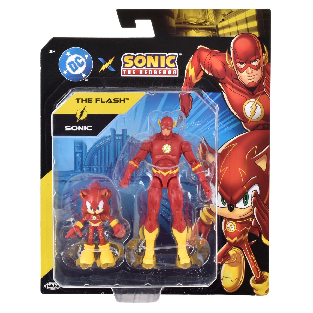 Set 2 Figuras De 6 Y 13 Cm Sonic Dc Comics - Sonic The Flash