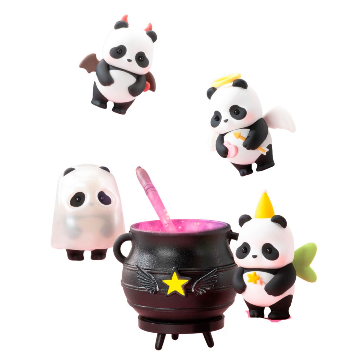 Figura Coleccionable Panda Roll Minime Dress-up En Blind Box
