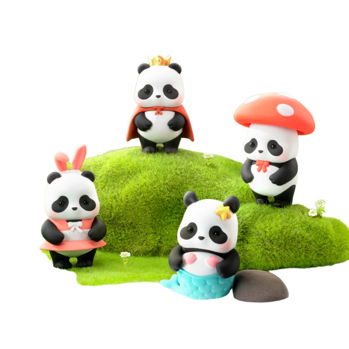 Figura Coleccionable Panda Roll Minime Dress-up En Blind Box