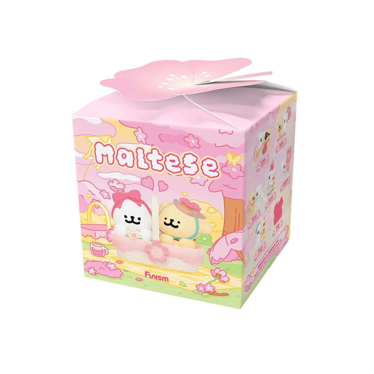 Figura Coleccionable Maltese Cherry Blossoms En Blind Box