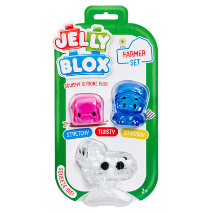 Figuras Blandas Amigos De La Granja Jelly Blox