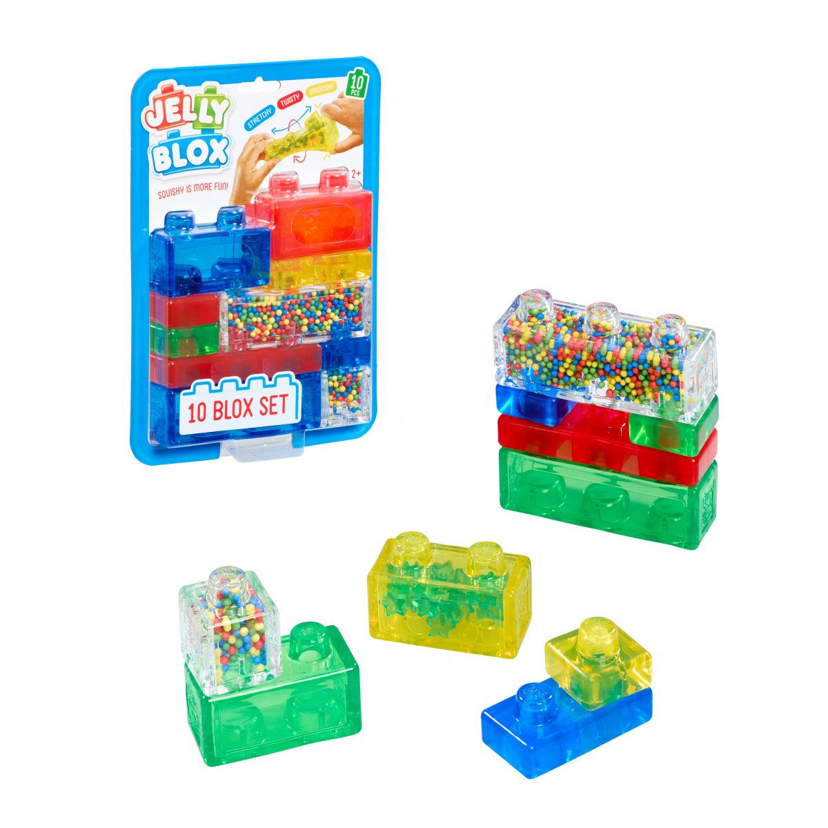 Set 10 Bloques Blandos Jelly Blox