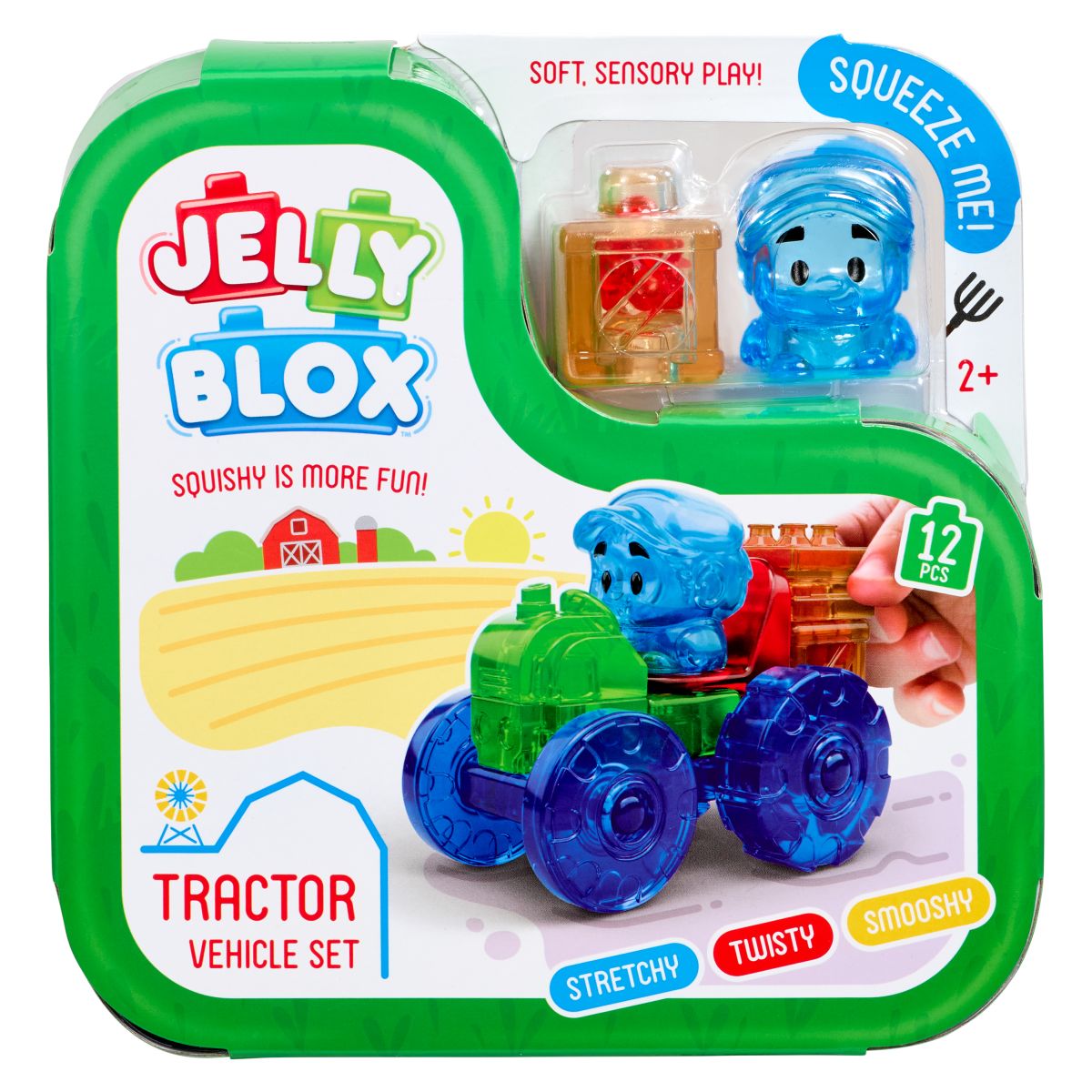 Set Bloques Blandos Tractor Jelly Blox