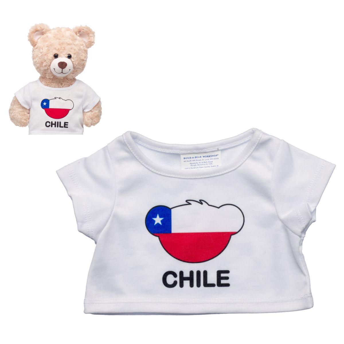 Polera Chile Build-a-bear
