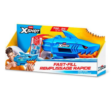 Lanza Agua Ataque De Tiburon Con Sistema De Relleno Rapido Fast Fill X-shot