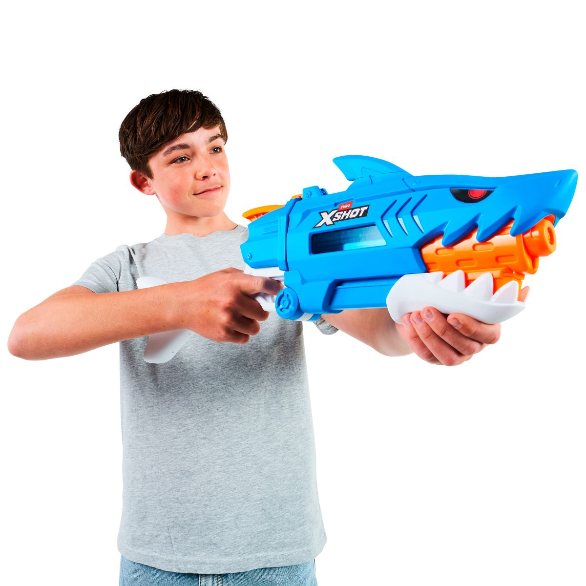 Lanza Agua Ataque De Tiburon Con Sistema De Relleno Rapido Fast Fill X-shot
