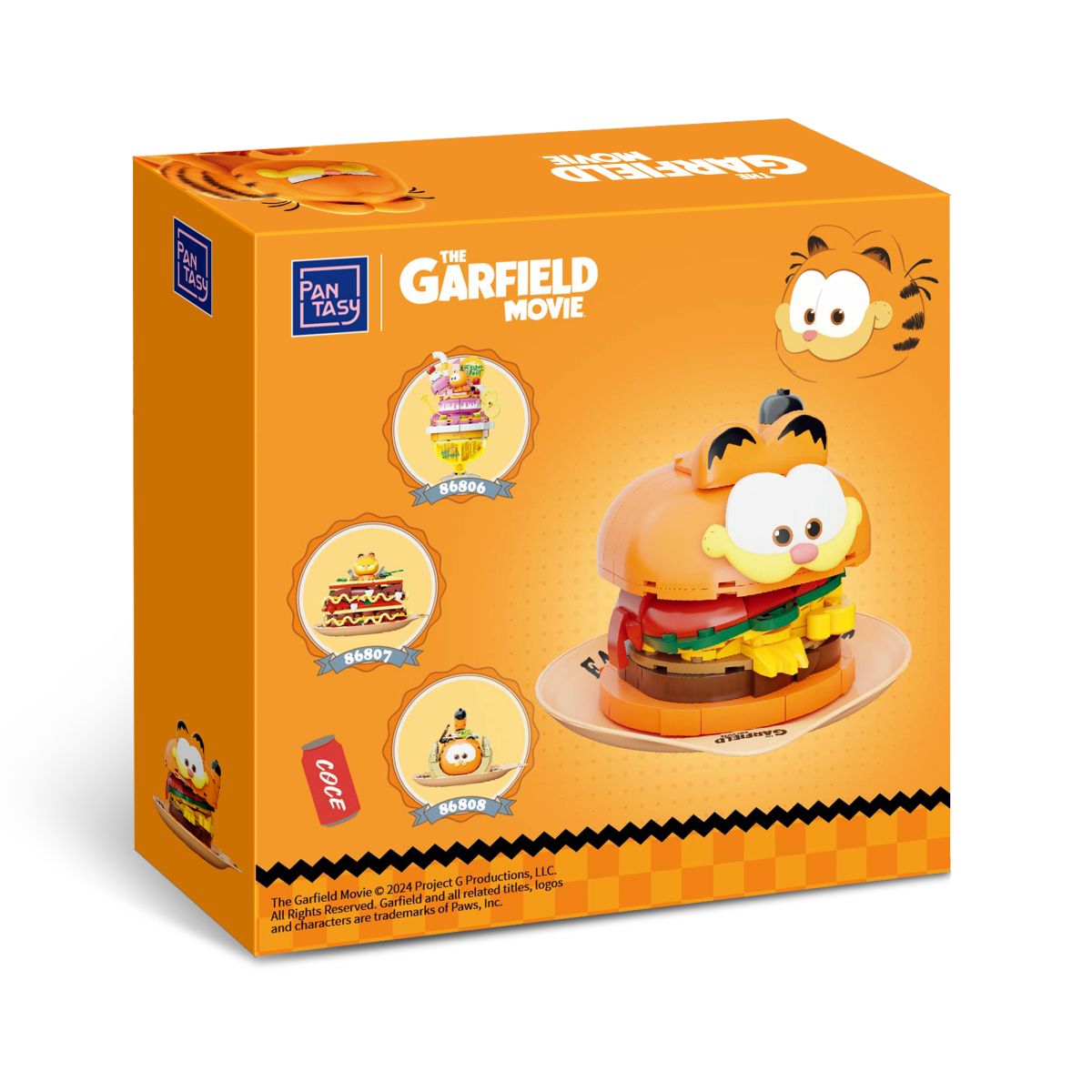 Set De Bloques Hamburguesa Garfield