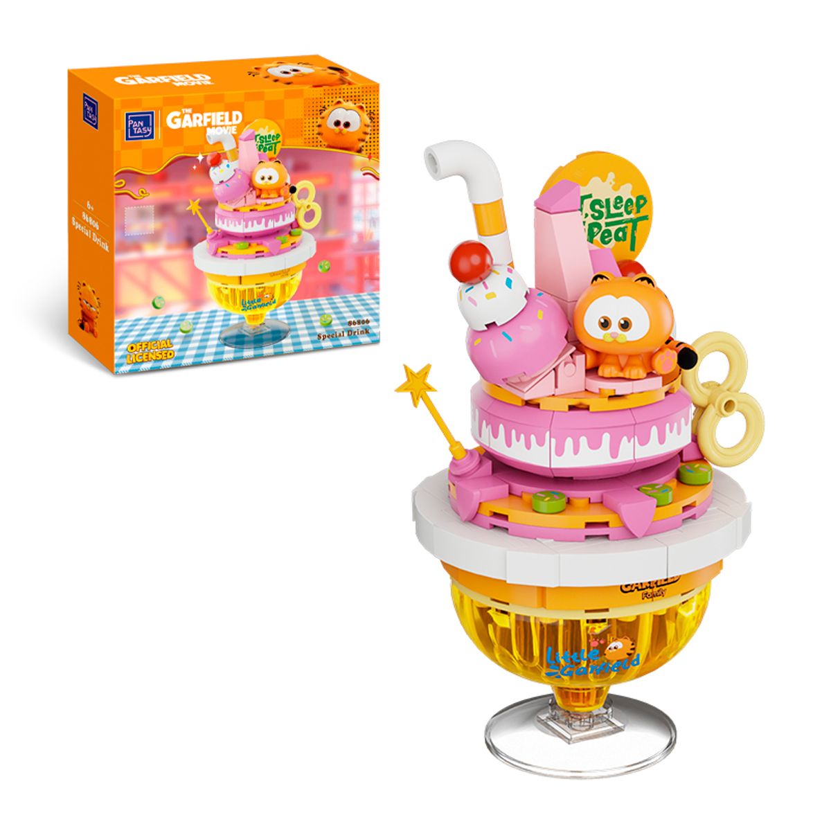 Set De Bloques Bebida Especial Garfield