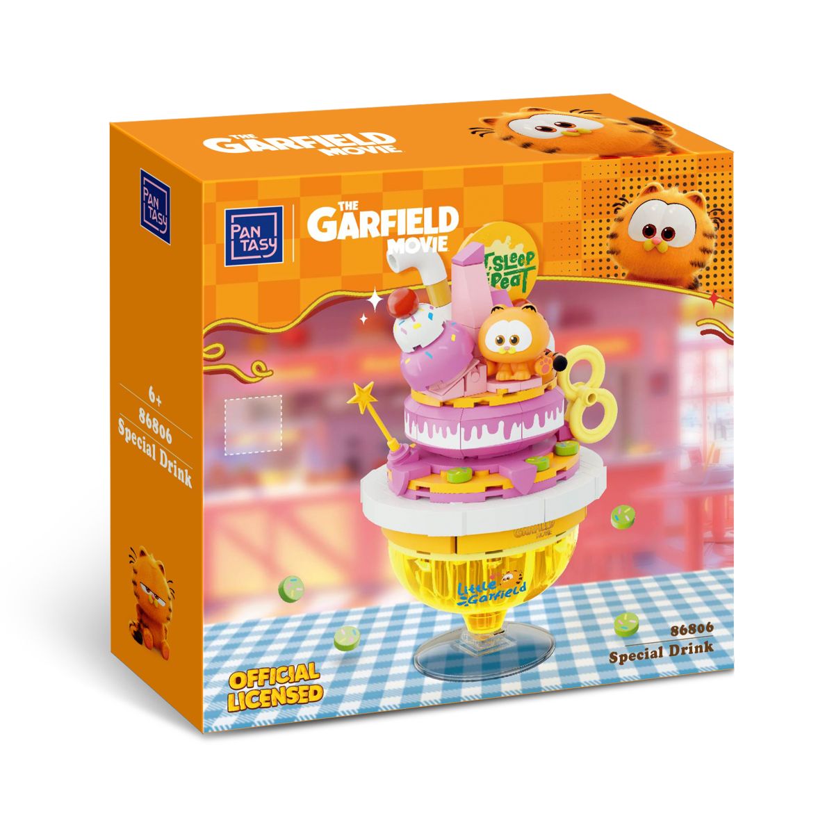 Set De Bloques Bebida Especial Garfield