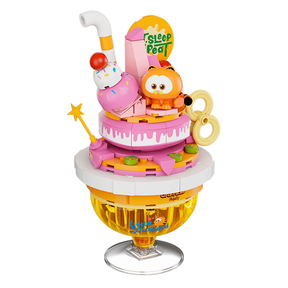 Set De Bloques Bebida Especial Garfield