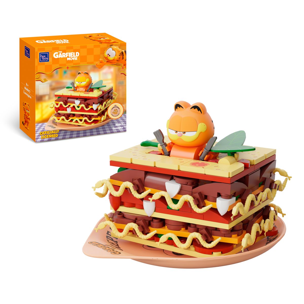 Set De Bloques Lasagna Garfield