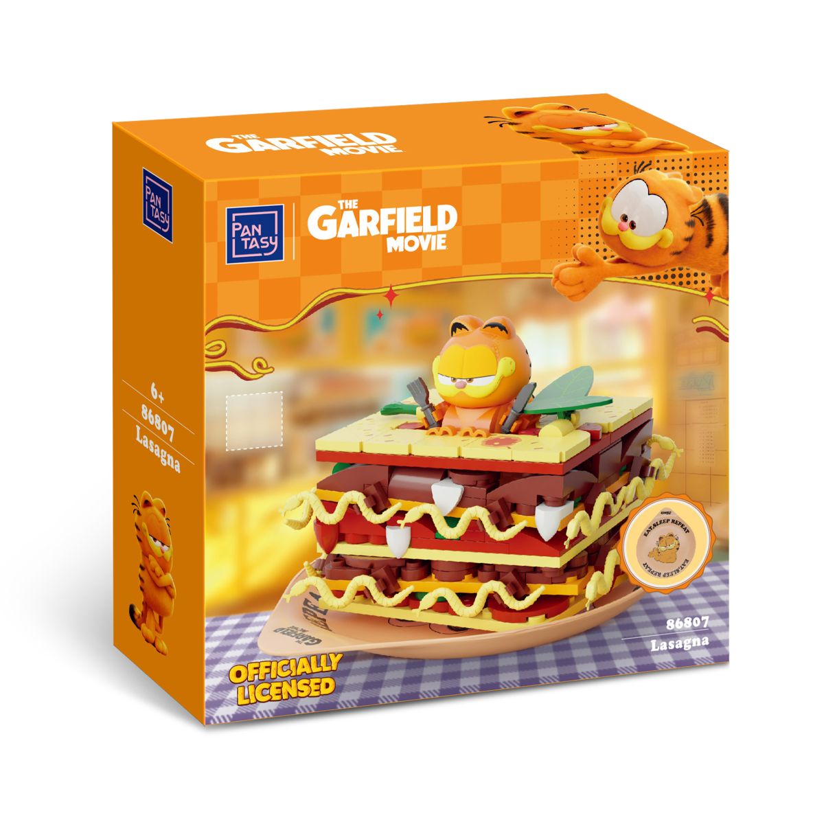 Set De Bloques Lasagna Garfield