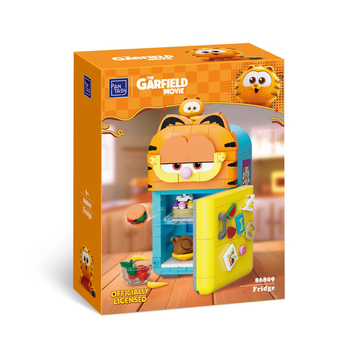Set De Bloques Refrigerador Garfield