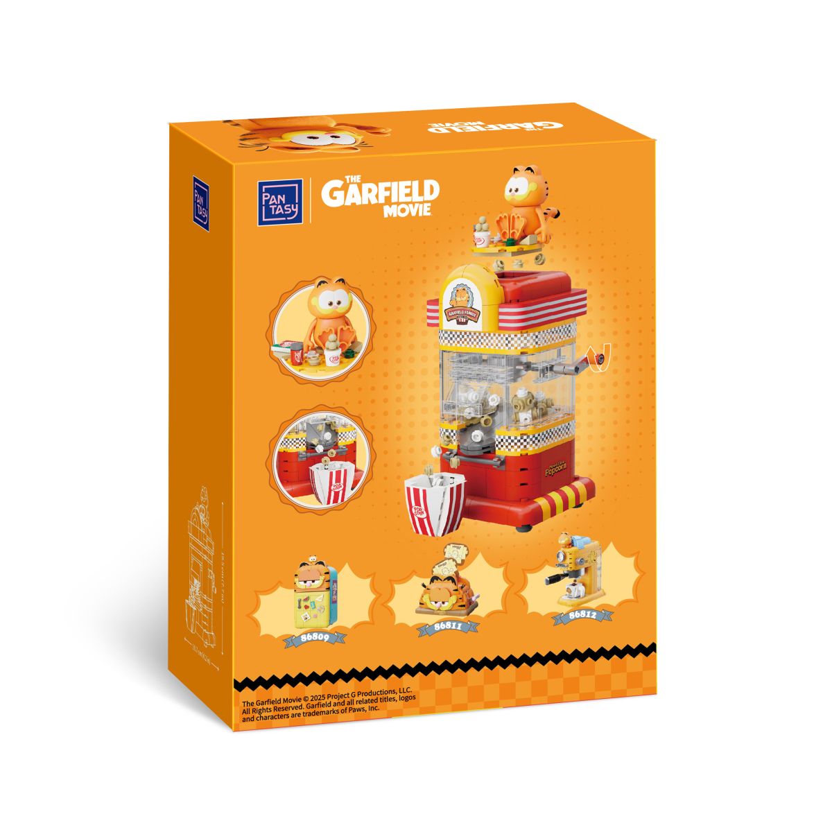 Set De Bloques Maquina Popcorn Garfield
