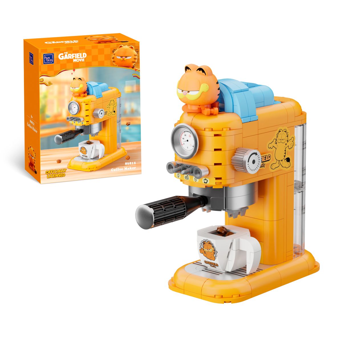 Set De Bloques Cafetera Garfield