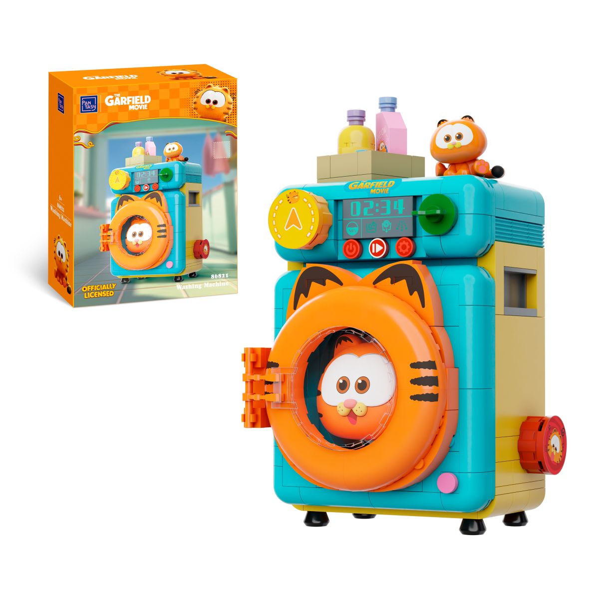 Set De Bloques Lavadora Garfield