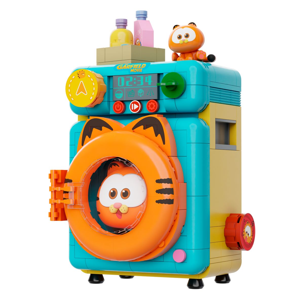 Set De Bloques Lavadora Garfield