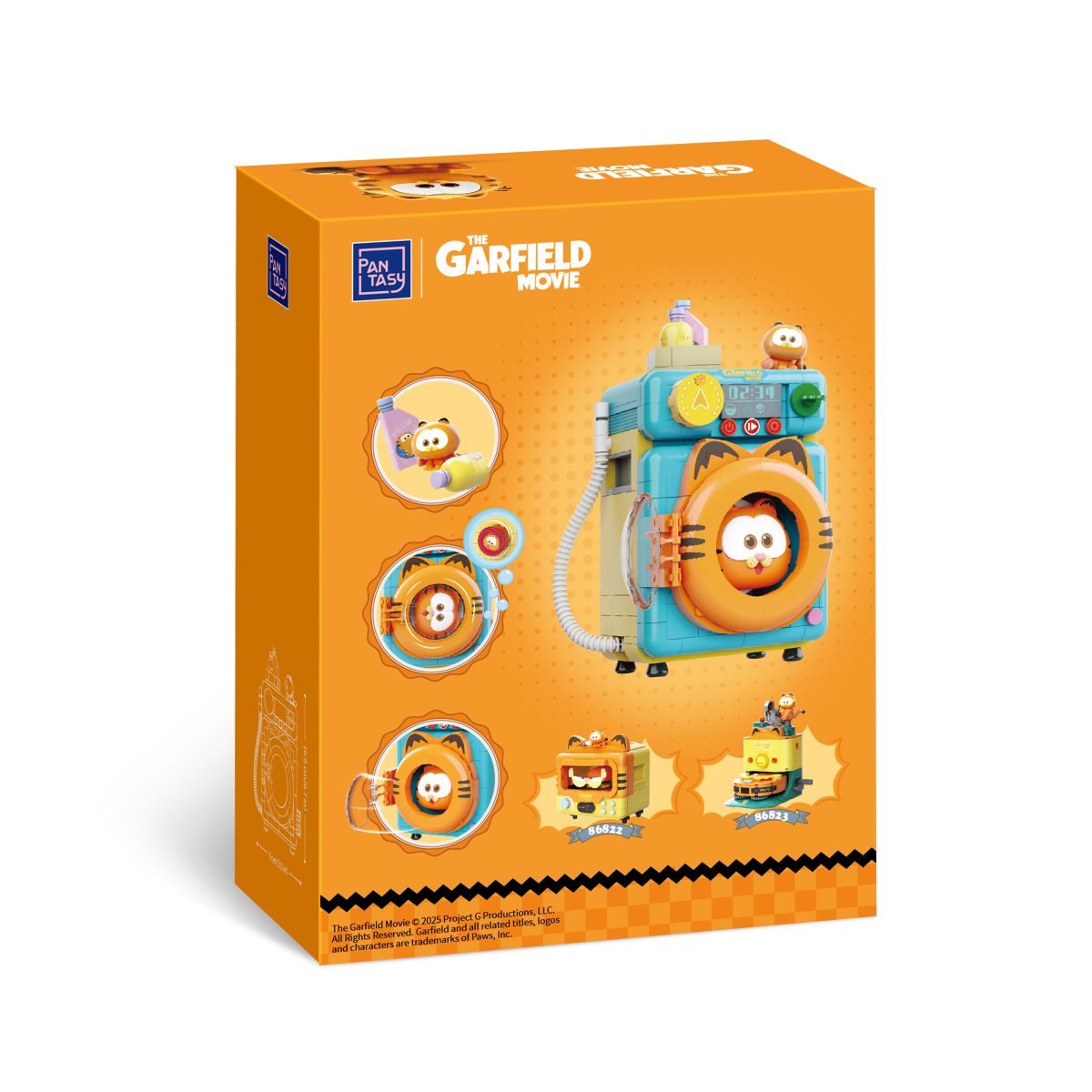 Set De Bloques Lavadora Garfield