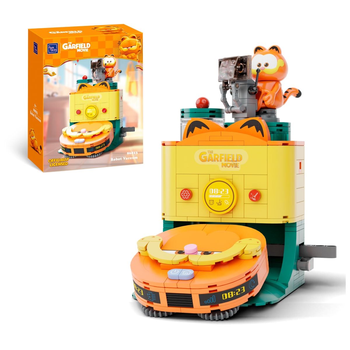 Set De Bloques Aspiradora Inteligente Garfield