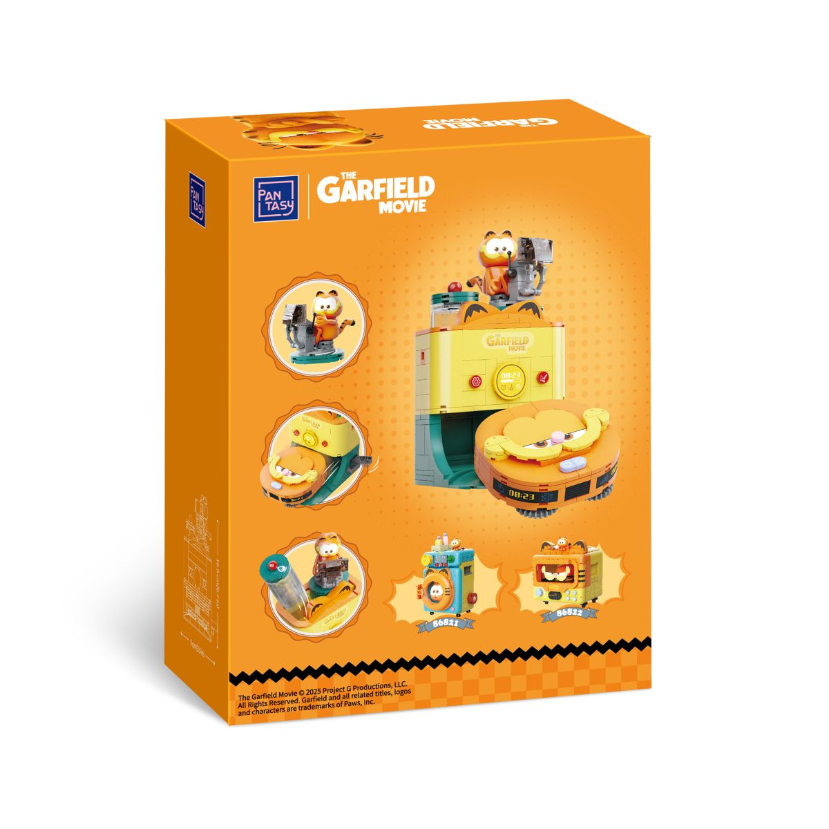 Set De Bloques Aspiradora Inteligente Garfield