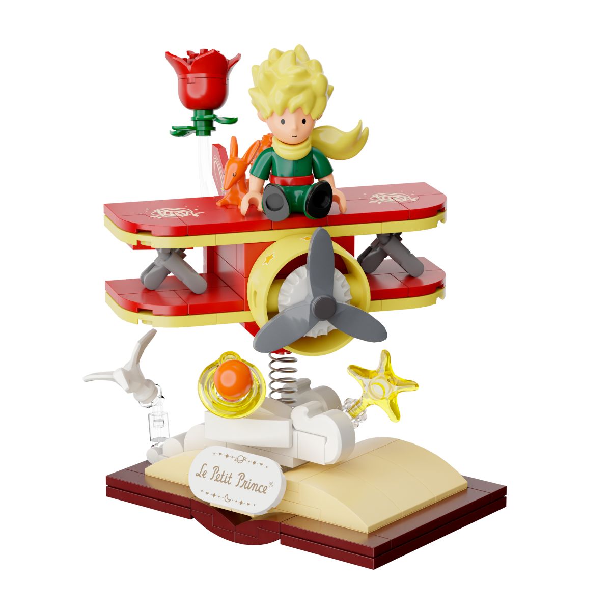 Set De Bloques Avion Viaje Estrellado El Principito