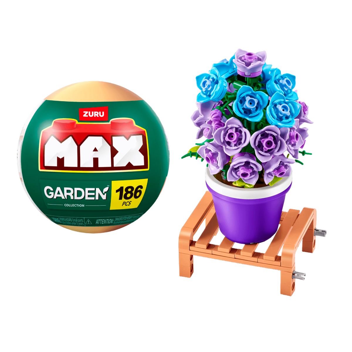 Set De Bloques Garden Max Con Diferentes Modelos De Piezas - Campanula