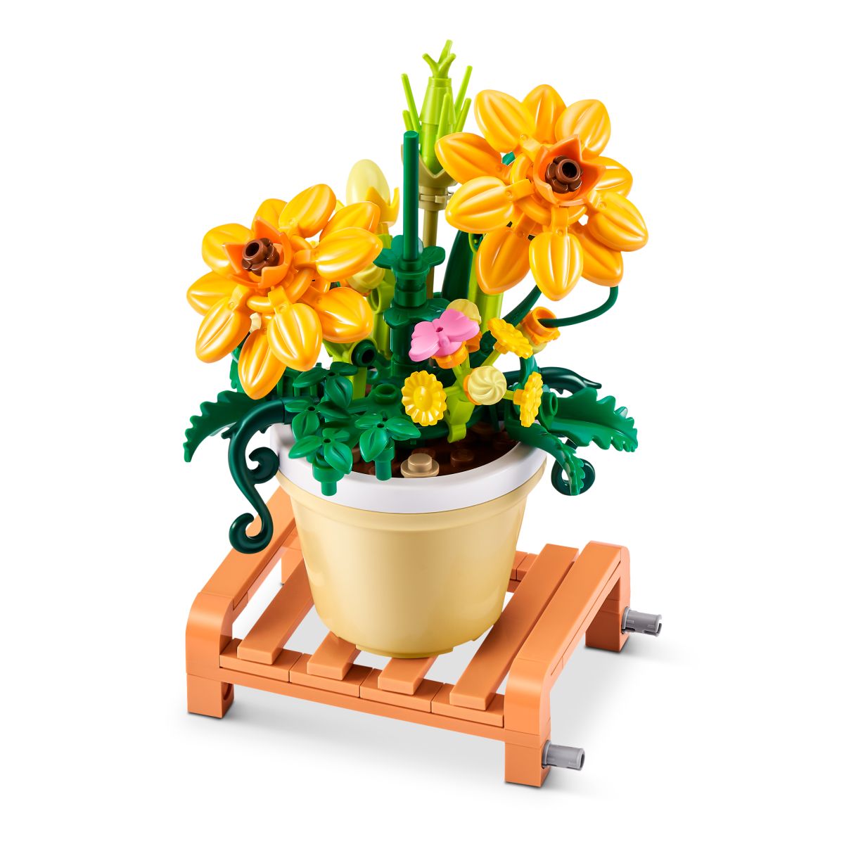 Set Bloques Garden Max - Condiferentes Modelos De Piezas - Cosmos Sulphureus