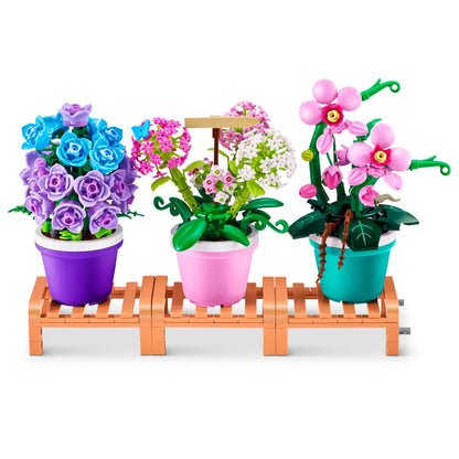 Set Bloques Garden Max - Con Diferentes Modelos De Piezas - Hydrangea Macrophylla