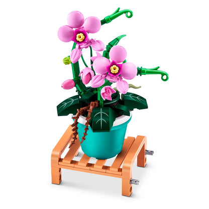 Set De Bloques Garden Max - Con Diferentes Modelos De Piezas - Phalaenopsis