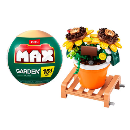 Set De Bloques Garden Max - Con Diferentes Modelos De Piezas - Pot Sunflower