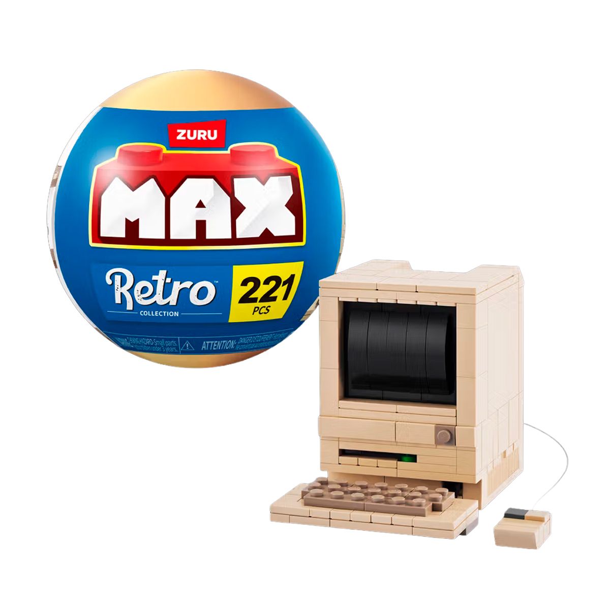 Set Bloques Retro Max - Con Diferentes Modelos De Piezas - Computador